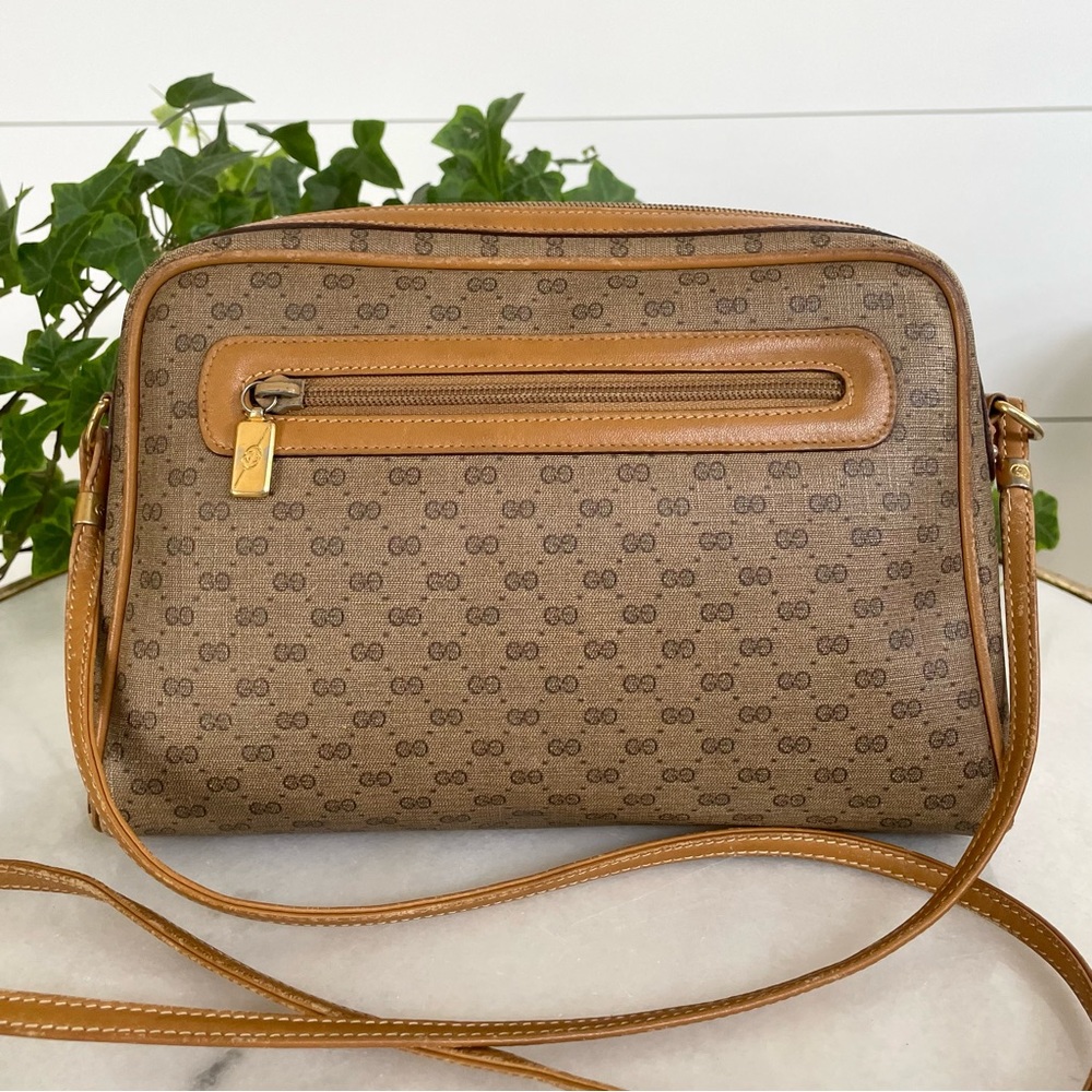 SOLD - Gucci Monogram Crossbody Bag | Vintage Gucci Monogram Crossbody